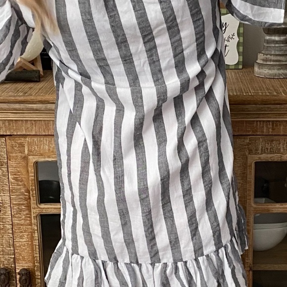 Who What Wear Striped Summer Dress -> Who What Wear Striped Summer Dress - Picture 7 of 8